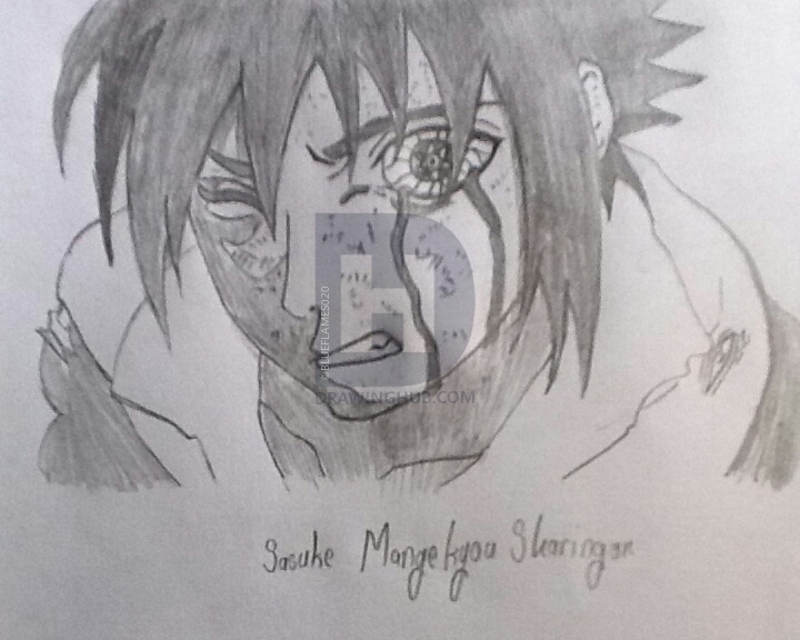 720x576 sasuke bleeding eye drawing - Bleeding Eye Drawing