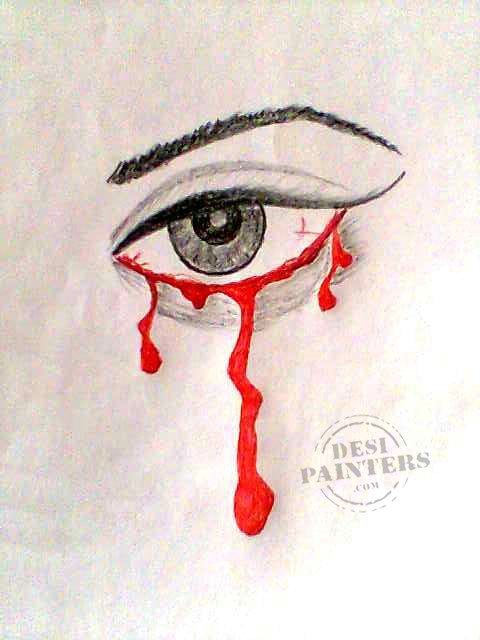 480x640 sketches bleeding eye others in eye sketch, eyes, drawings - Bleeding Eye Drawing