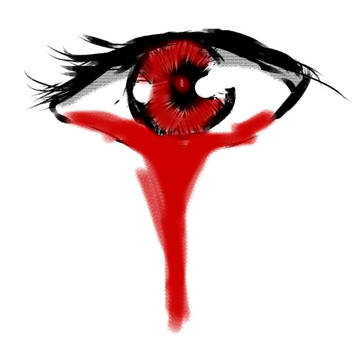 352x350 bleeding eye - Bleeding Eye Drawing
