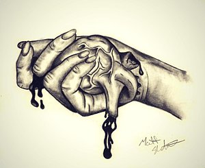 300x245 Bleeding Heart Drawings Fine Art America - Bleeding Heart Drawing