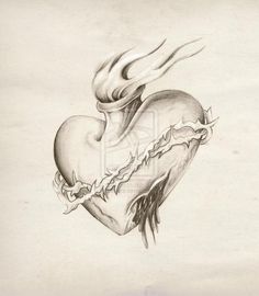 236x270 Best Corler Bleeding Heart Tattoo Designs Drawing Images - Bleeding Heart Drawing