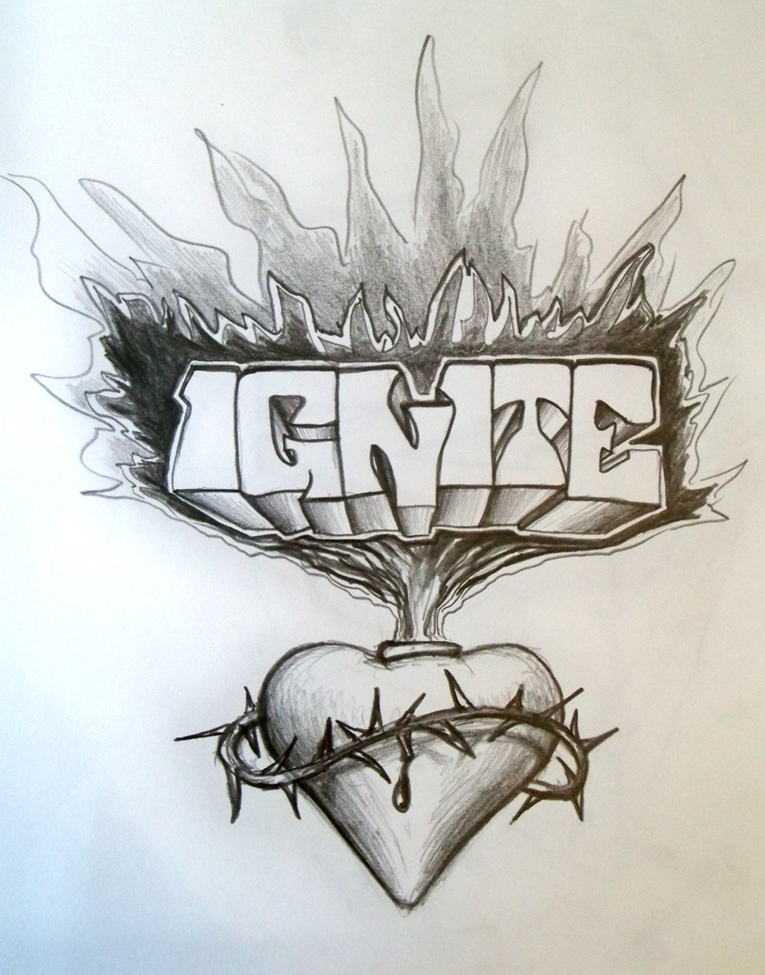 1089x1388 Bleeding Heart Graphite Sketch - Bleeding Heart Drawing