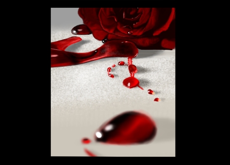 Bleeding Rose Drawing at PaintingValley.com | Explore collection of ...