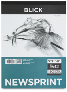 220x300 blick studio newsprint pads, drawing and illustration - Blick Drawing Pad