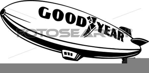 600x295 Goodyear Blimp Drawing Free Images - Blimp Drawing