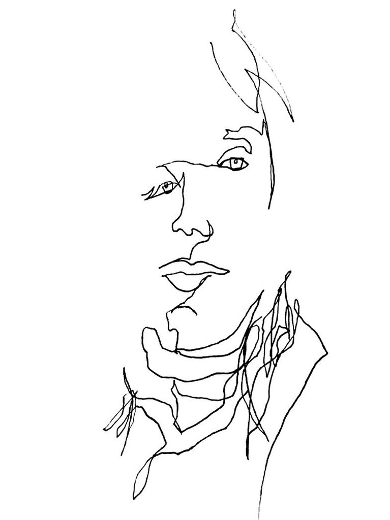 767x1024 he calls it free falling i call it blind drawing reckless - Blind Drawing