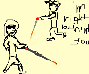 300x250 blind person following a blind person drawing - Blind Person Drawing