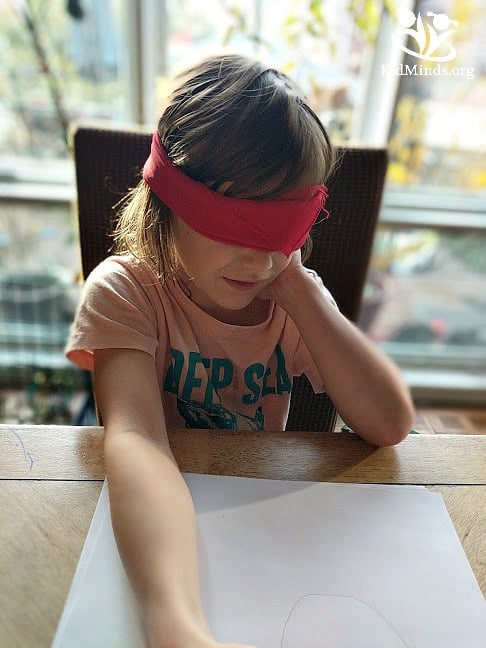 486x648 blindfold drawing an opportunity to laugh with our kids - Blindfold Drawing