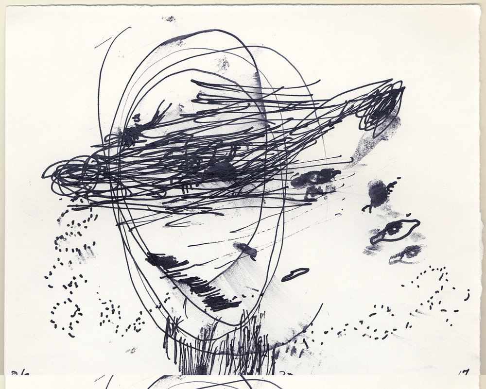 1000x801 Jack Butler Red Head Gallery - Blindfold Drawing