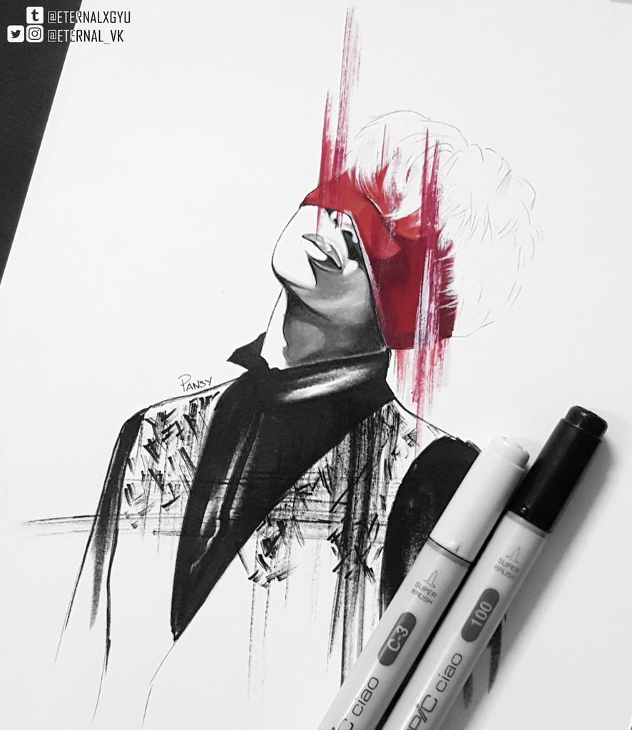 886x1024 Pansy On Twitter Im Thinking Of Drawing Other Members - Blindfold Drawing