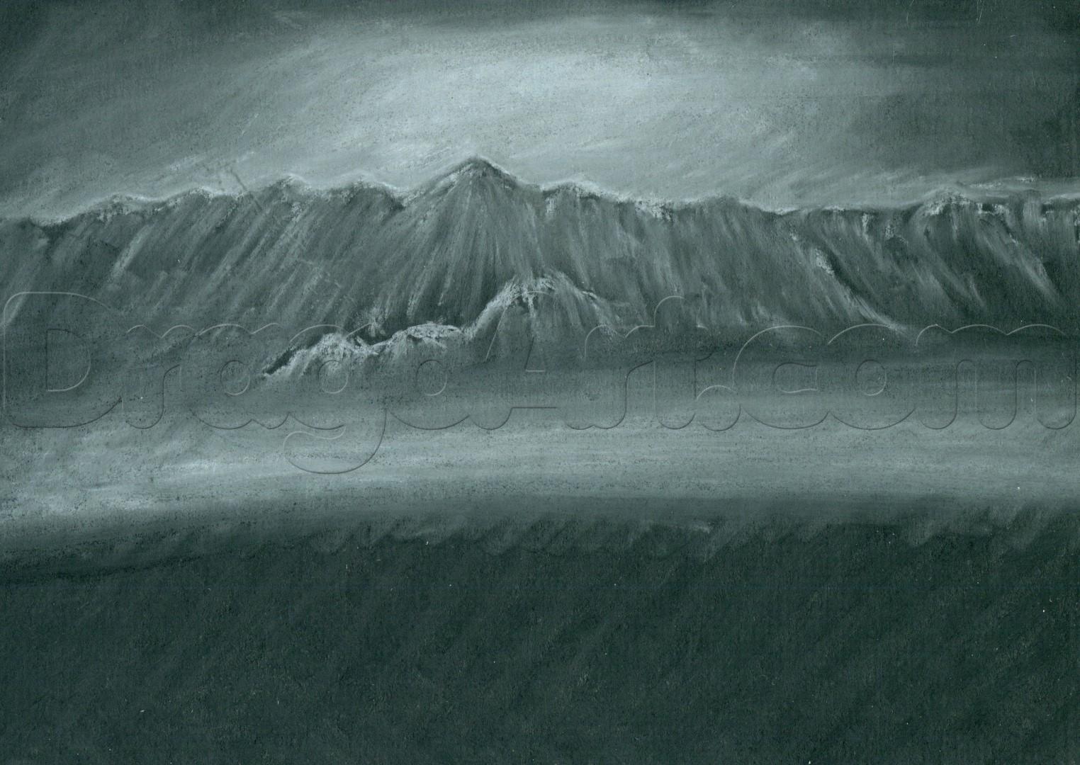 1524x1080 How To Draw A Blizzard, Step - Blizzard Drawing