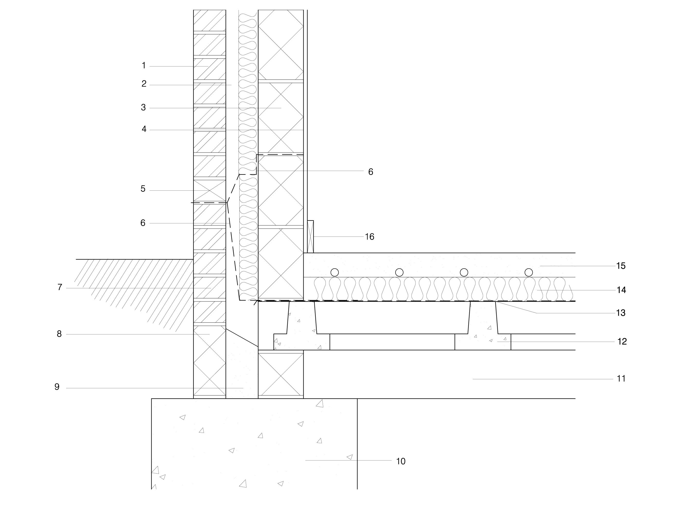2631x1960 foundation detail cavity wall with beam and block floor - Block Wall Drawing