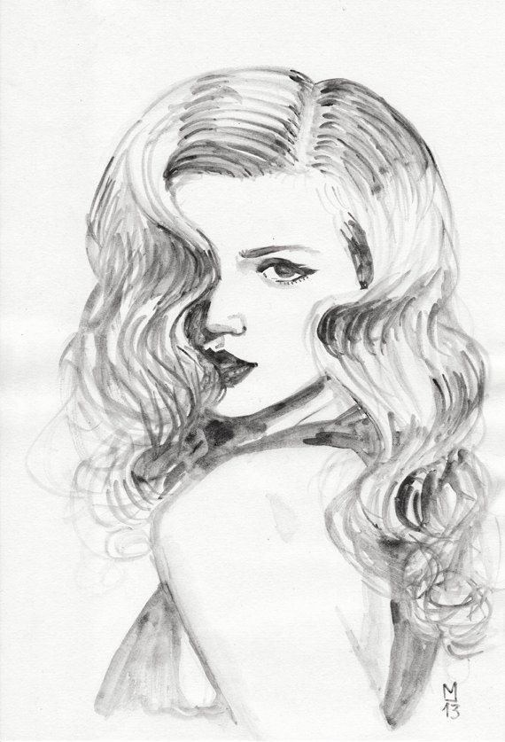 Blonde Girl Drawing At Paintingvalley Com Explore Collection Of