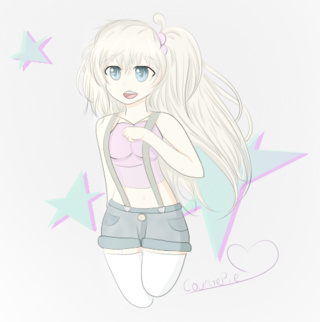 320x322 blondegirl drawings on paigeeworld pictures of blondegirl - Blonde Girl Drawing