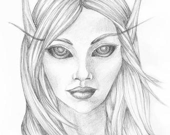 340x270 Blood Elf Etsy - Blood Elf Drawing