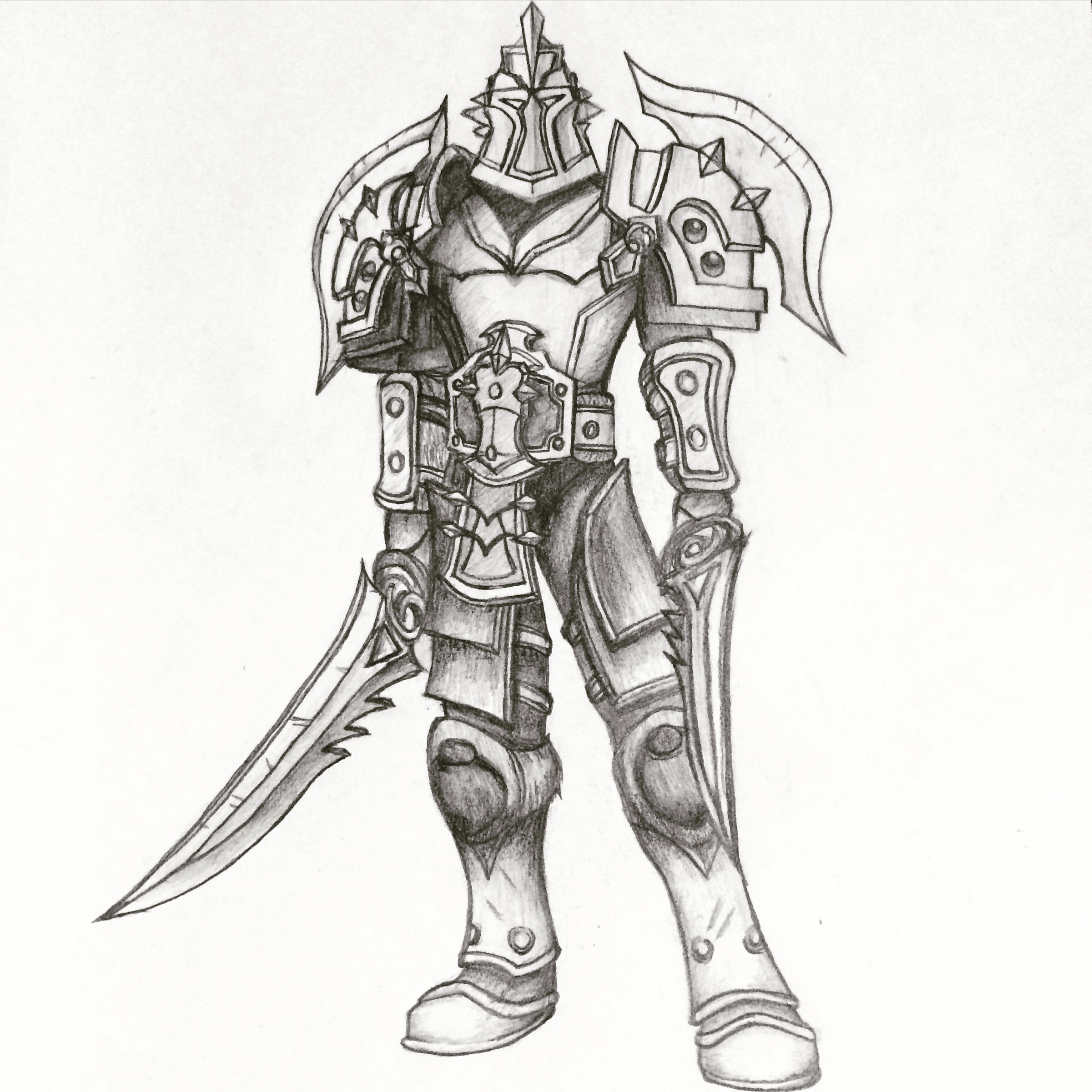 2401x2401 Got Bored During Downtime The Other Day, Thought I'd Draw My Blood - Blood Elf Drawing