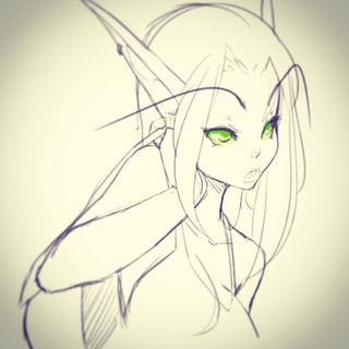 320x320 My Blood Elf - Blood Elf Drawing