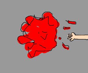 300x250 Blood Splatter Drawing - Blood Splatter Drawing