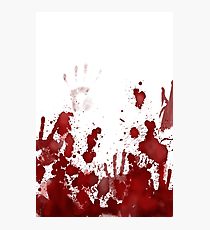 210x230 Blood Splatter Drawing Photographic Prints Redbubble - Blood Splatter Drawing