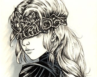 340x270 Bloodborne Drawing Etsy - Bloodborne Drawing