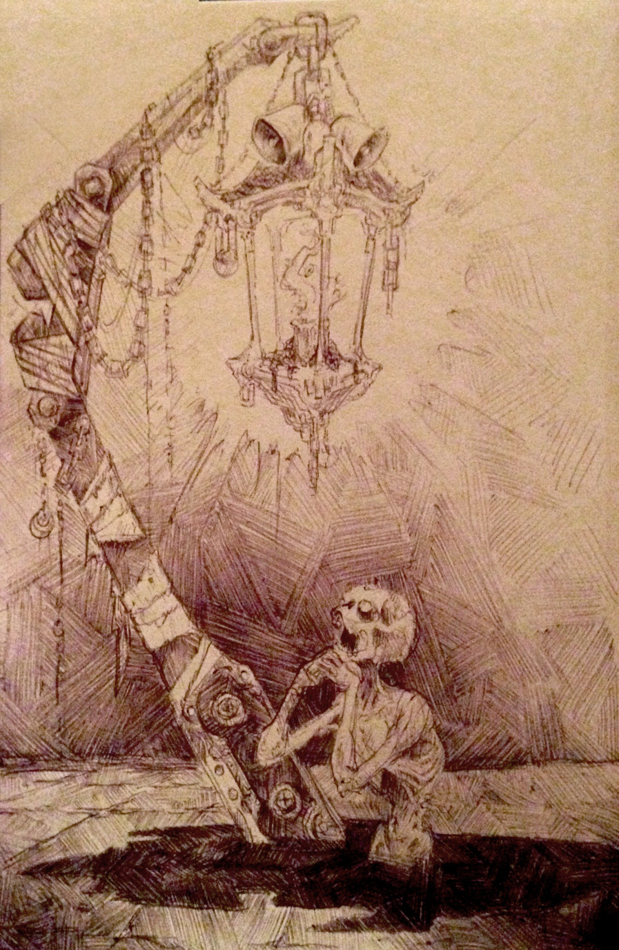 897x1377 Bloodborne Themed Inktober Progress Bloodborne - Bloodborne Drawing