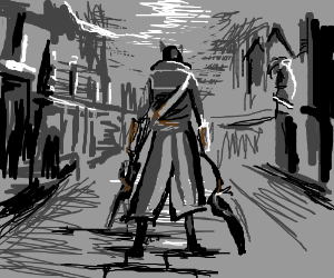 300x250 Bloodborne Drawing - Bloodborne Drawing