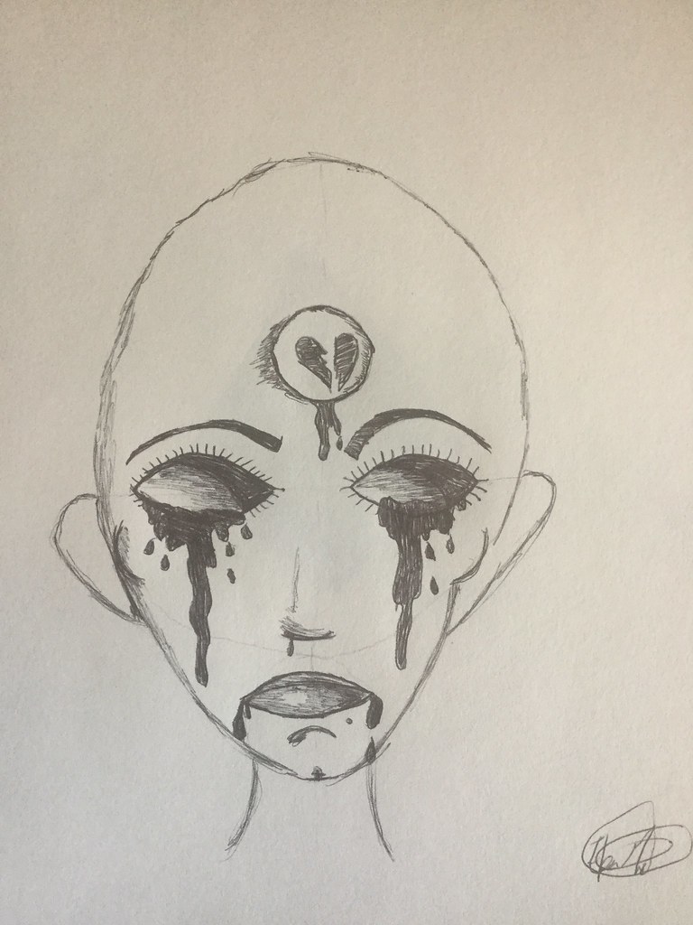 768x1024 bloody doll - Bloody Drawings