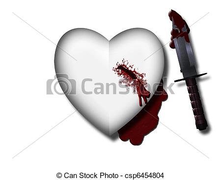 450x367 drawings of bloody hearts - Bloody Heart Drawing