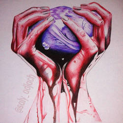 250x250 bloody - Bloody Heart Drawing