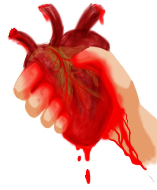 528x640 bloody heart pictures, images photos photobucket - Bloody Heart Drawing