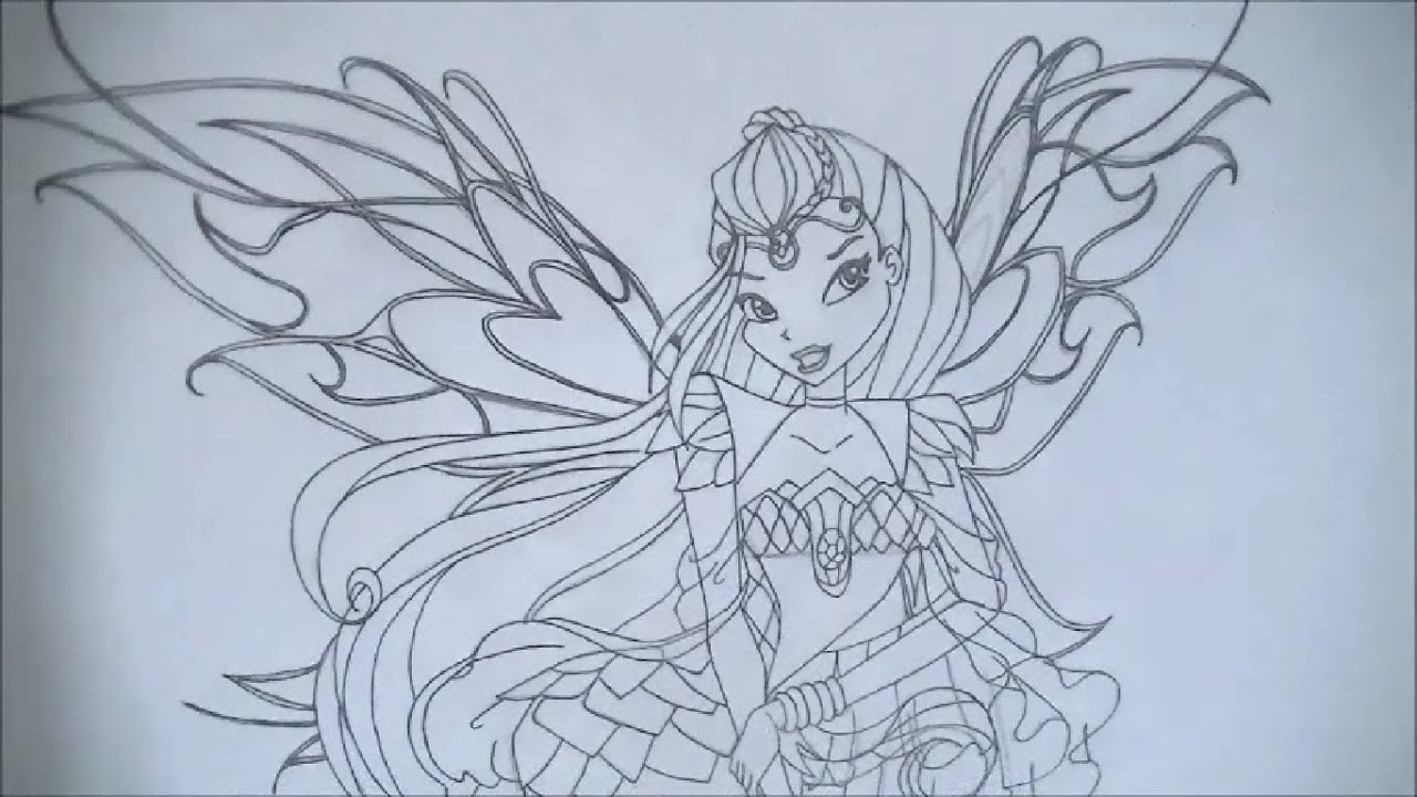 1280x720 Bloom From Winx Club Bloomix Drawing - Bloom Drawing