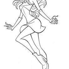 220x220 Fairy Winx Bloom Coloring Pages - Bloom Drawing