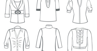 310x165 how to draw a blouse let's draw people - Blouse Drawing
