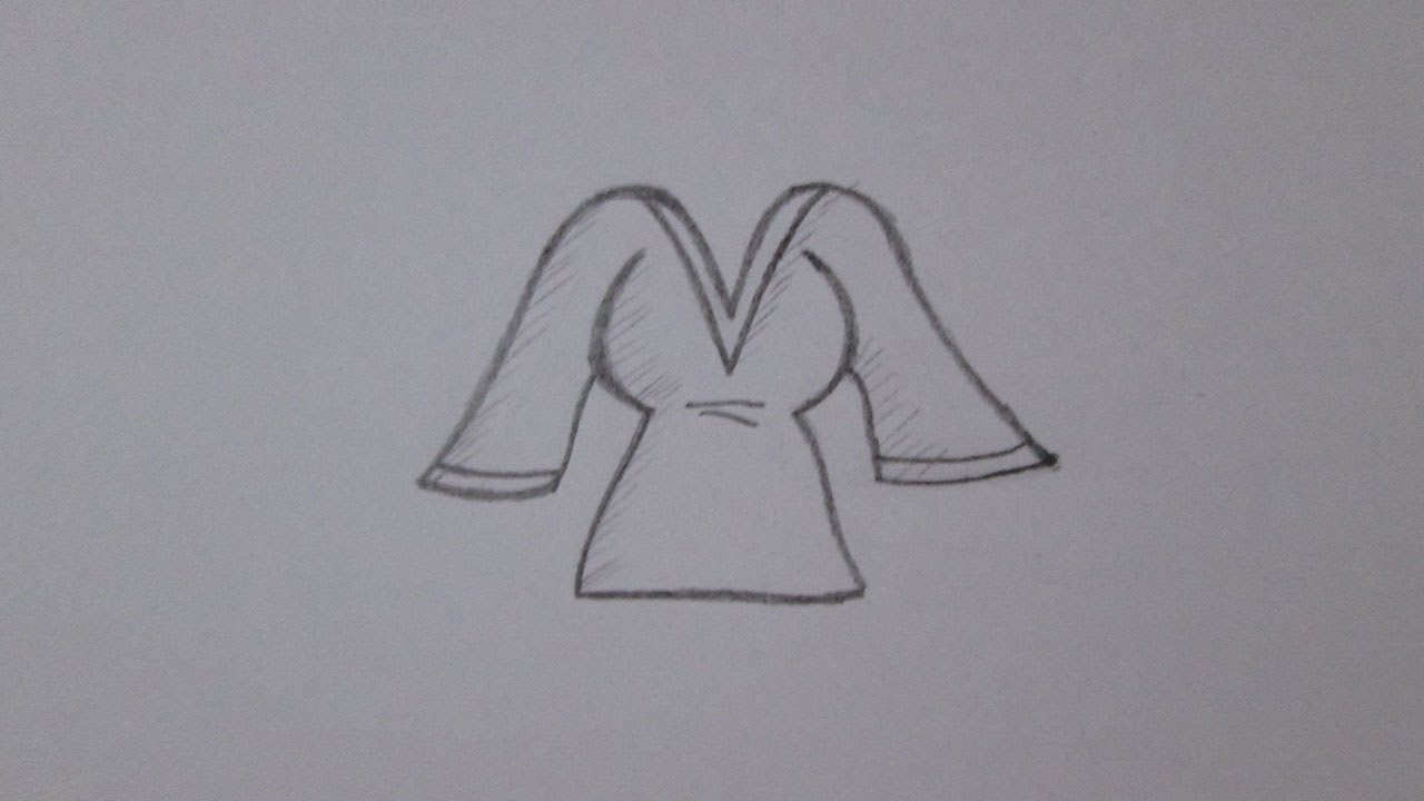 1280x720 how to draw a blouse - Blouse Drawing