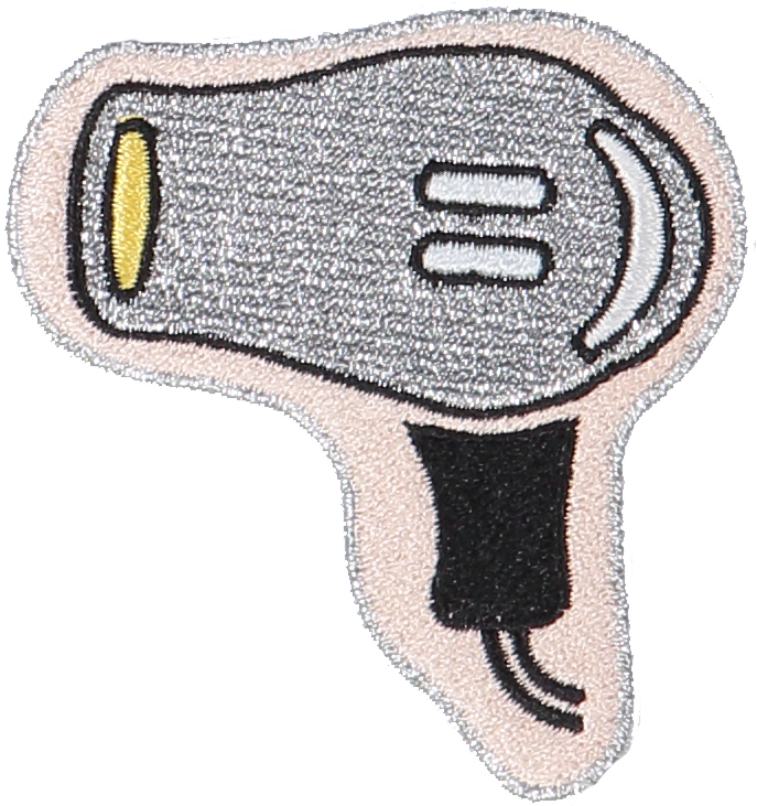 687x731 blow dryer sticker patch - Blow Dryer Drawing