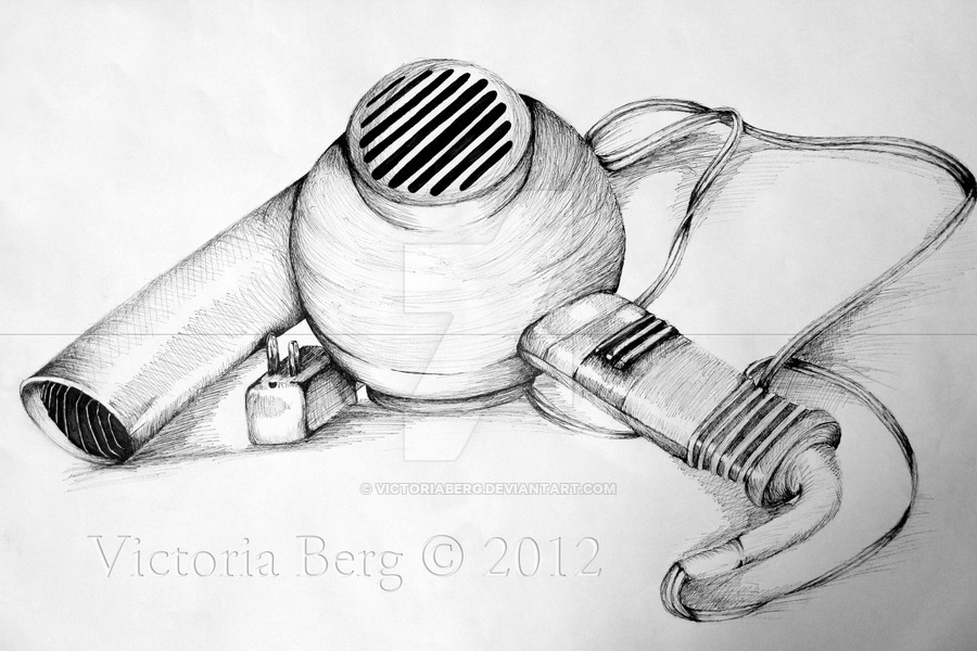 900x600 blow dryer tattoos drawing pictures to pin pinteres on cosmetology - Blow Dryer Drawing