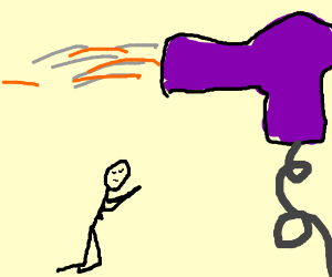 300x250 praying to a blow dryer drawing - Blow Dryer Drawing