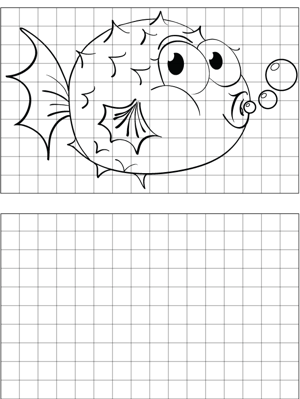 300x399 Teachers And Students Will Enjoy This Blowfish Drawing As - Blowfish Drawing