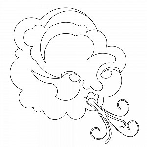 300x300 Blowing Wind Block Sweet Dreams Quilt Studio - Blowing Wind Drawing