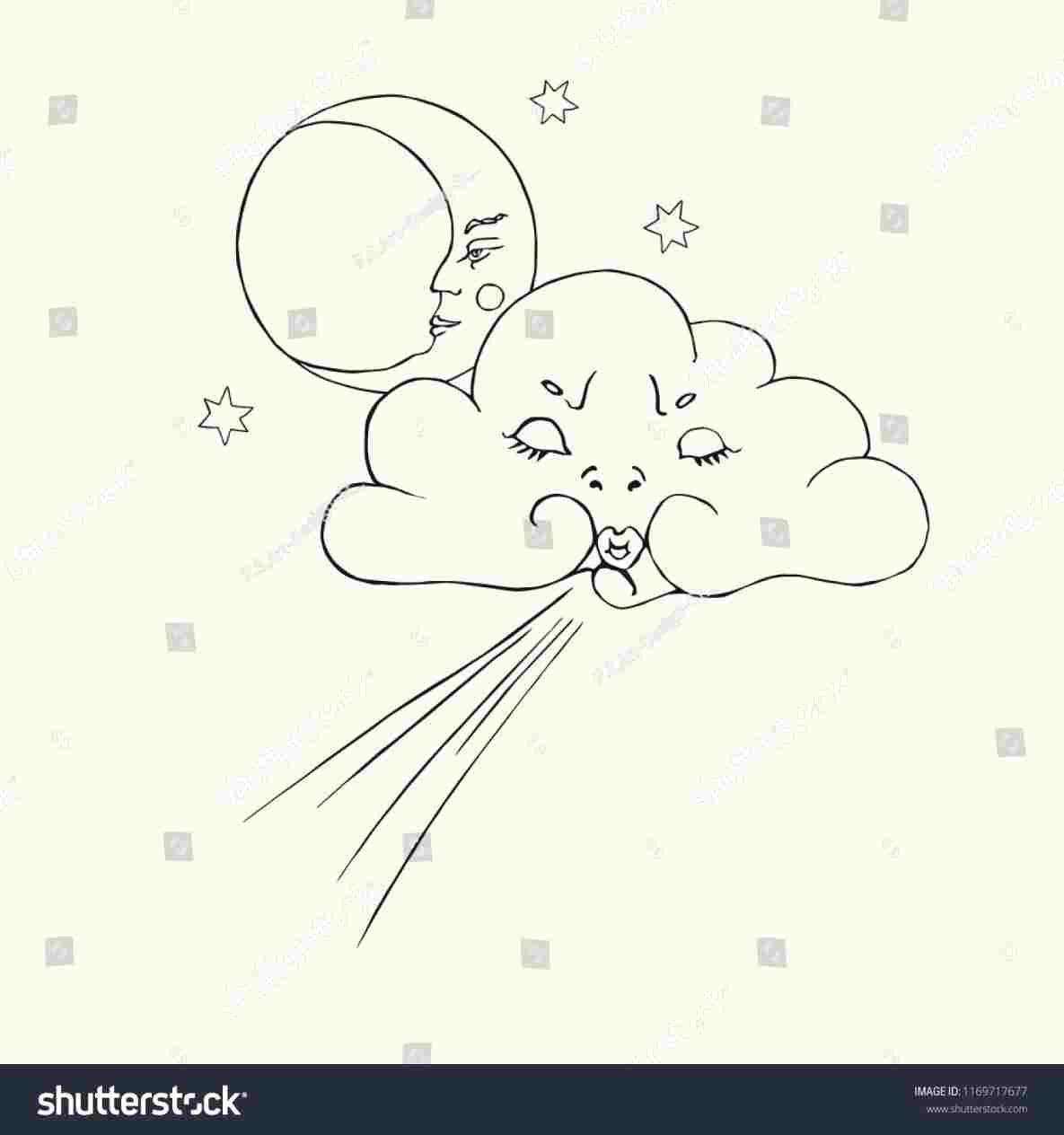 1185x1264 Blowing Wind Its Stock Vector Royalty Free Rhshutterstockcom Cloud - Blowing Wind Drawing