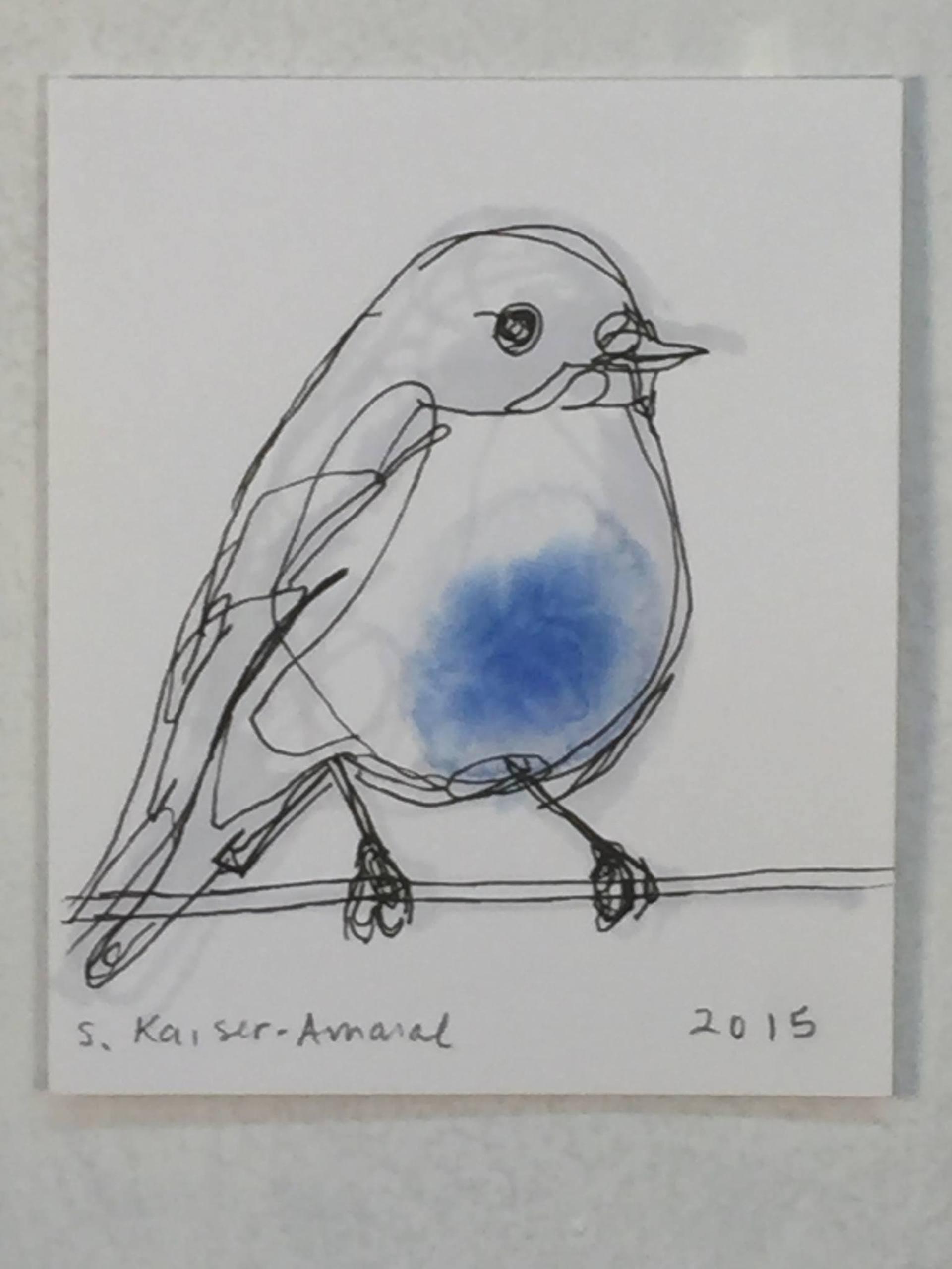 1920x2560 blue bird drawing - Blue Bird Drawing