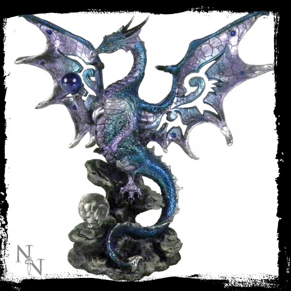 600x600 Blue Dragon Protector Figurine - Blue Dragon Drawing