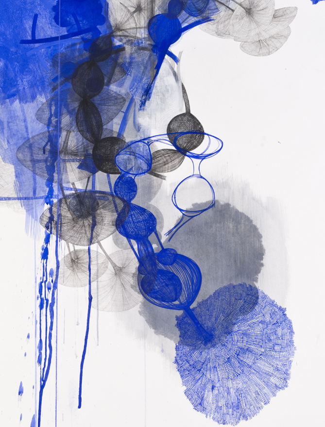 669x880 Yvonne Estrada - Blue Drawings