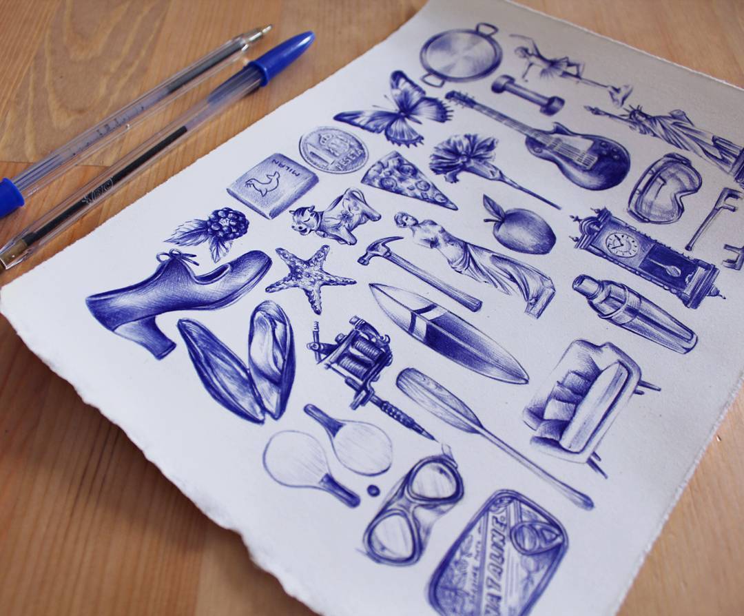 1080x894 pens colossal - Blue Drawings