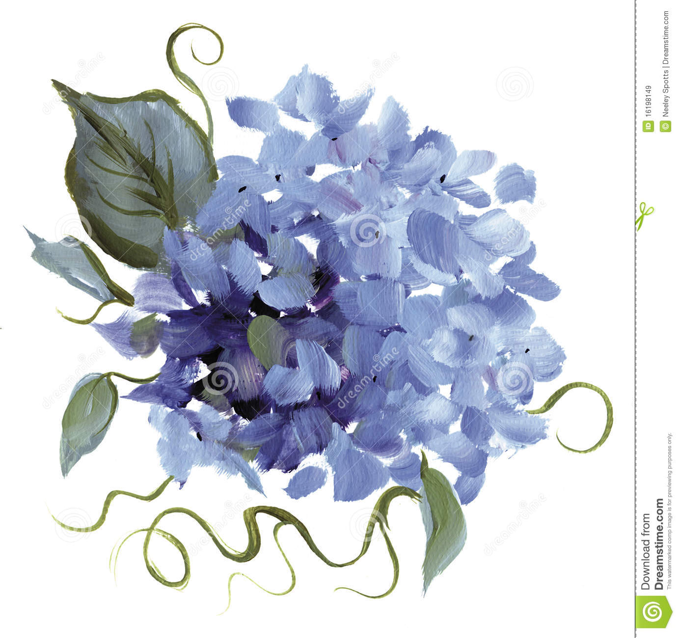 1383x1300 Hydrangea Macrophyll Clipart - Blue Hydrangea Drawing
