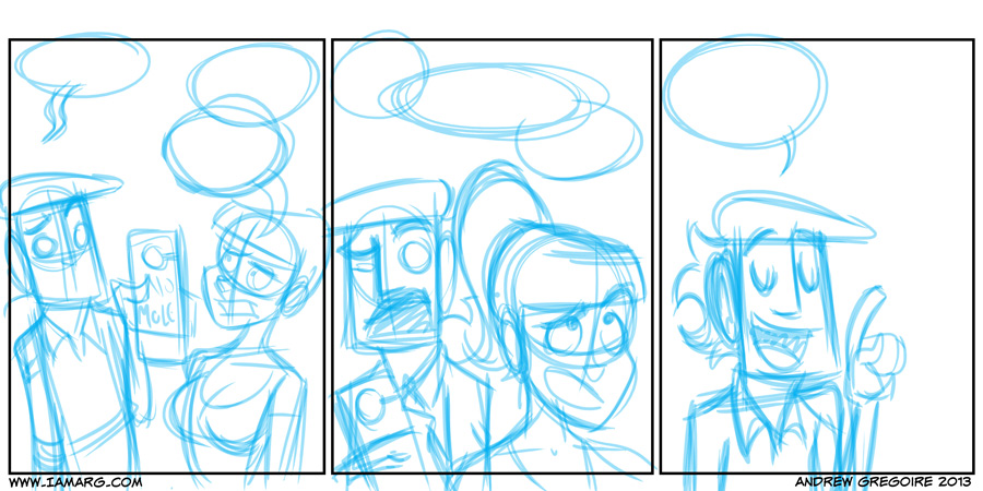 900x450 I Am Arg! - Blue Line Drawing