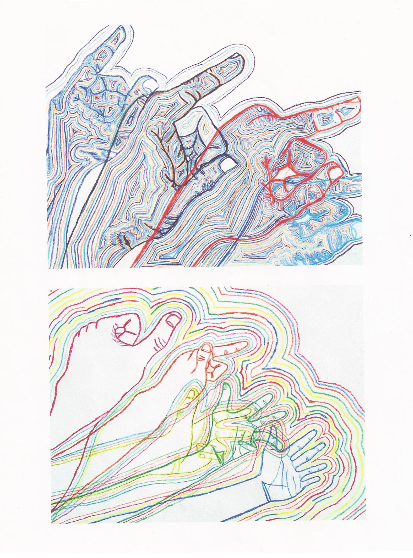 1576x2132 line drawings drawing your hands twenty first century art - Blue Line Drawing