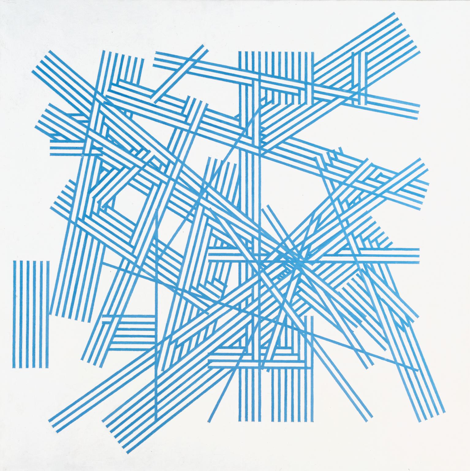 1534x1536 chance and order, change - Blue Line Drawing