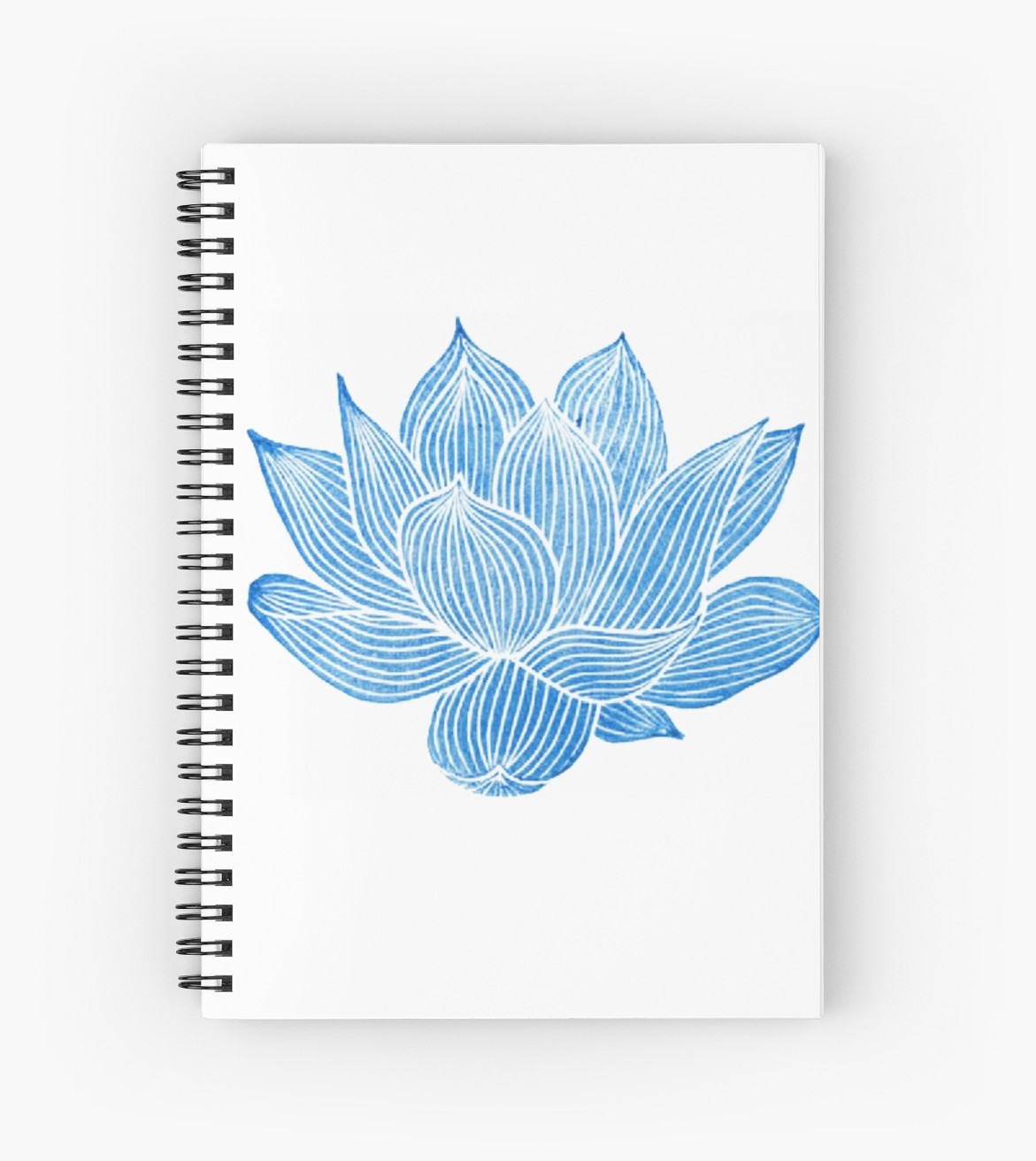 1171x1313 blue lotus flower spiral notebooks - Blue Lotus Flower Drawing
