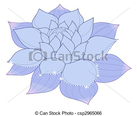450x382 blue lotus drawing of blue lotus with flash in a white background - Blue Lotus Flower Drawing